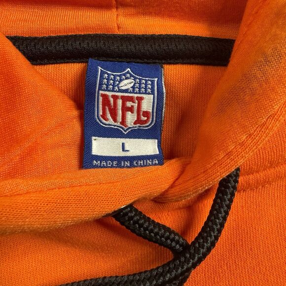 Cincinnati Bengals Throwback Helmet Logo Hoodie Men’s L Orange NFL Ultra NWT - Picture 8 of 13